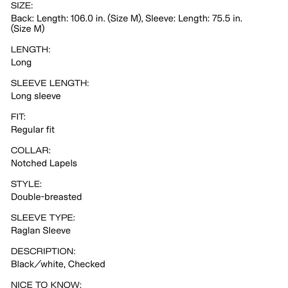 H&M Wool Blend Pea Coat - Picture 6 of 7